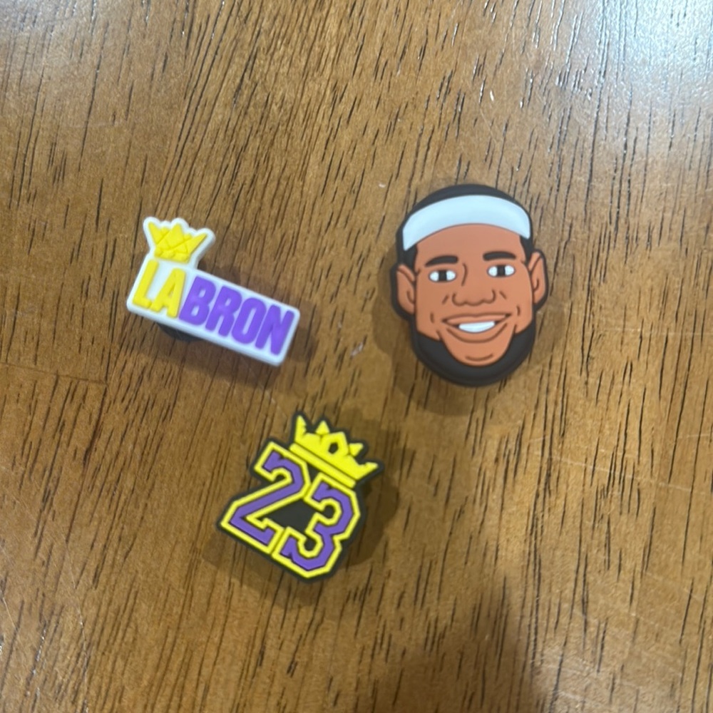 Crocs style charms! LaBron James bundle